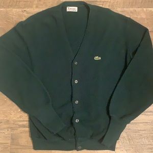 VTG IZOD Lacoste cardigan